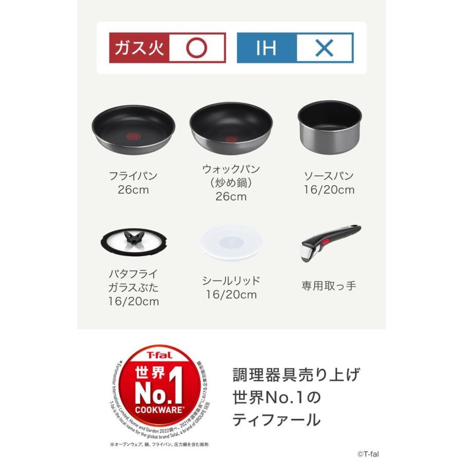 インジニオ・ネオ ティファール T-fal フレーズグレー セット9 L16199