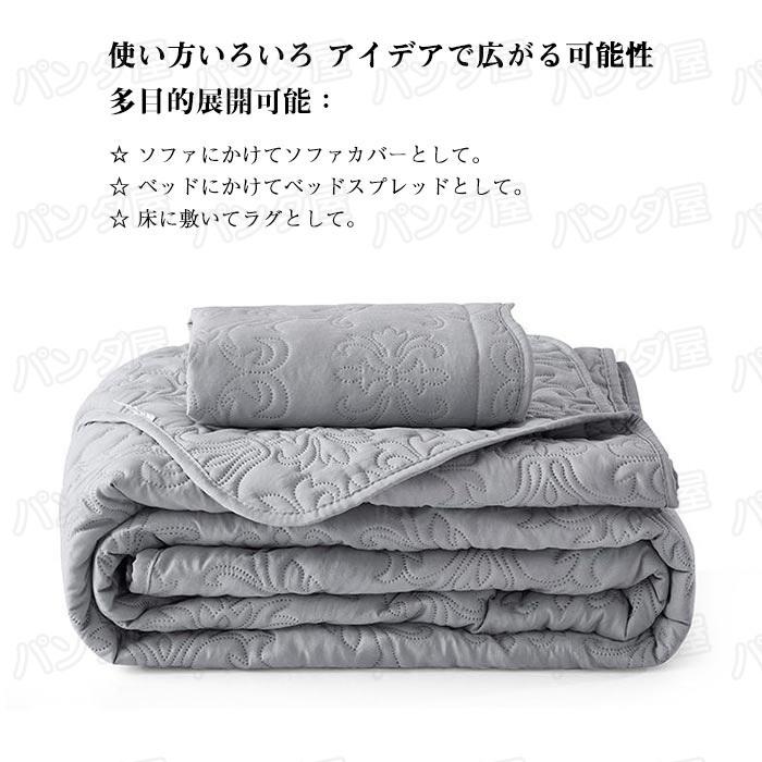 ベッドカバー キルト キルティング 綿 3点セット シート 枕カバー