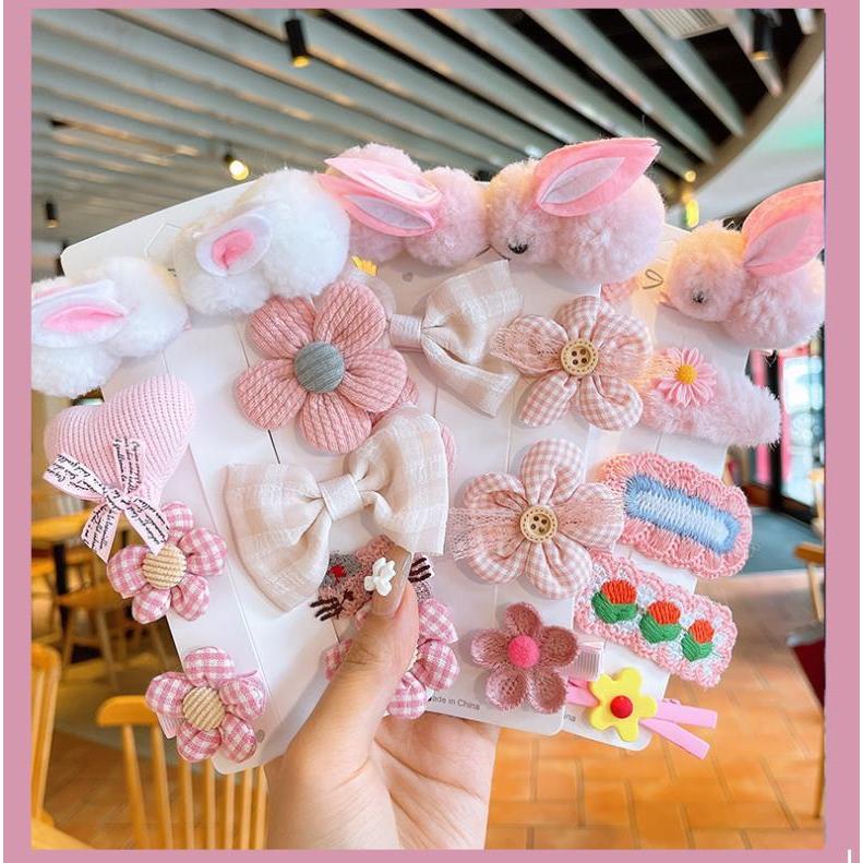 10点セット キッズヘアアクセサリー 女の子 アクセサリー 髪飾り ヘア