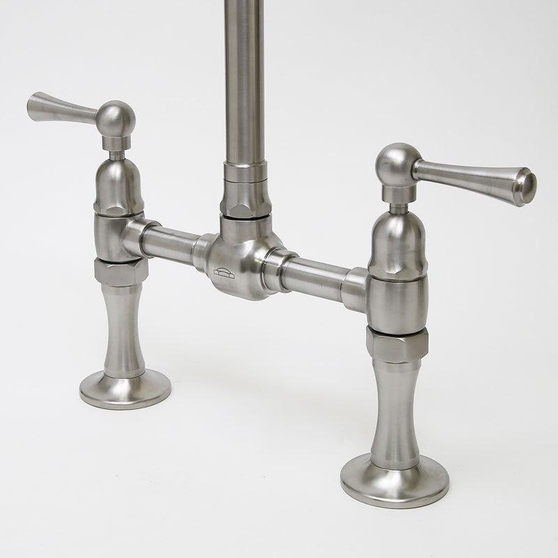 蛇口 おしゃれ キッチン ステンレス ミキサー 混合栓 スワン型