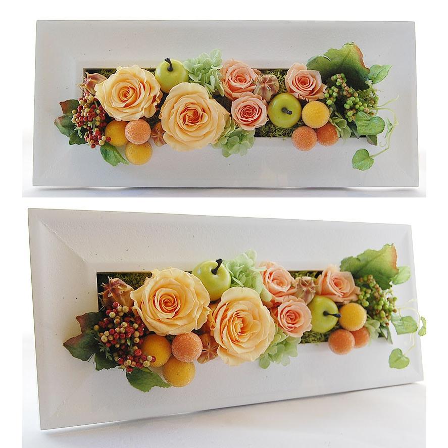 誕生日プレゼント 花 ギフト ブリザードフラワー フレームプリザ