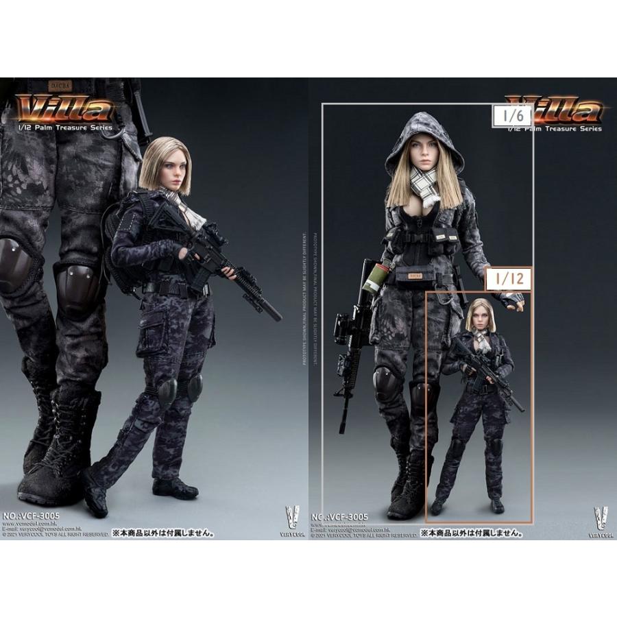 VERY COOL VCF-3005 1/12 PalmTreasureSeries Villa ヴィラ (黒迷彩) 1