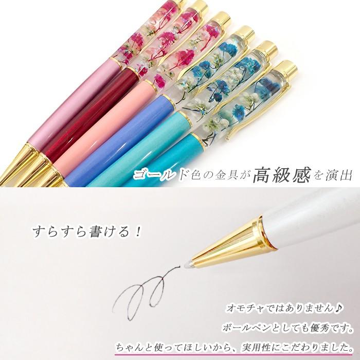 メール便送料無料 ハーバリウム ボールペン (06) 完成品 オーロラ ハー