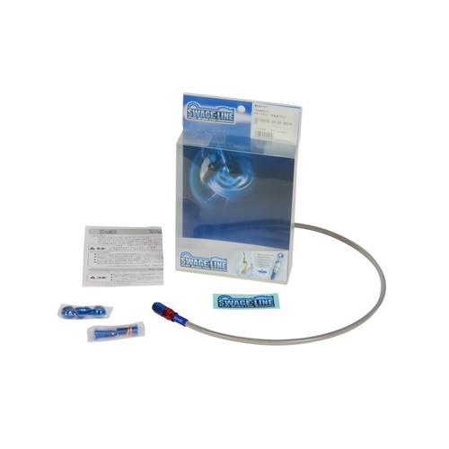 SWAGE-LINE クラッチホースキット レッド&ブルー/クリア ZX-10 88-90