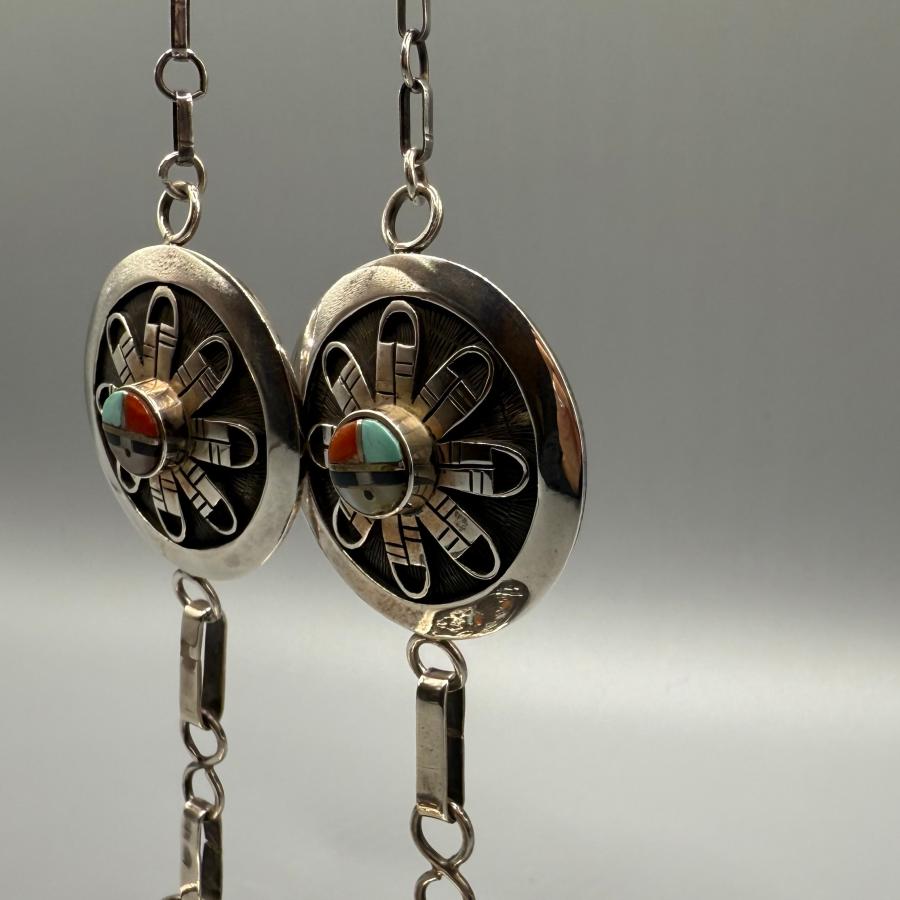 希少！ネックレス ズニ族 ホピ族 インディアンジュエリー/シルバー