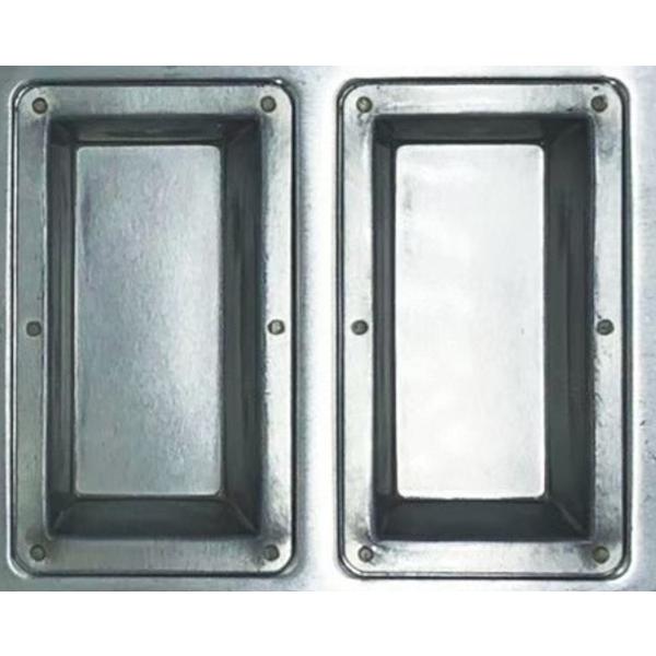 天満紙器（TEMMA SHIKI） フィナンシェ型 8P 松永製作所 シルバー