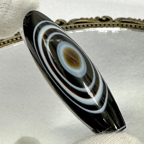 天眼石 アイアゲート 天珠 天珠型 天然石 パワーストーン 瑪瑙 メノウ