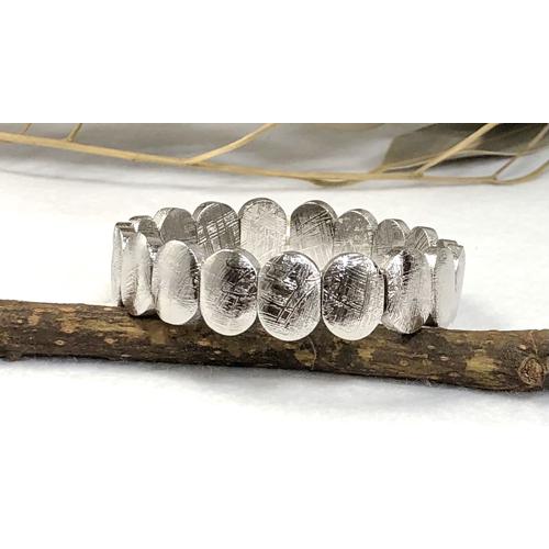 ギベオン 隕石 ブレスレット バングル 鉄隕石 メテオライト 隕鉄