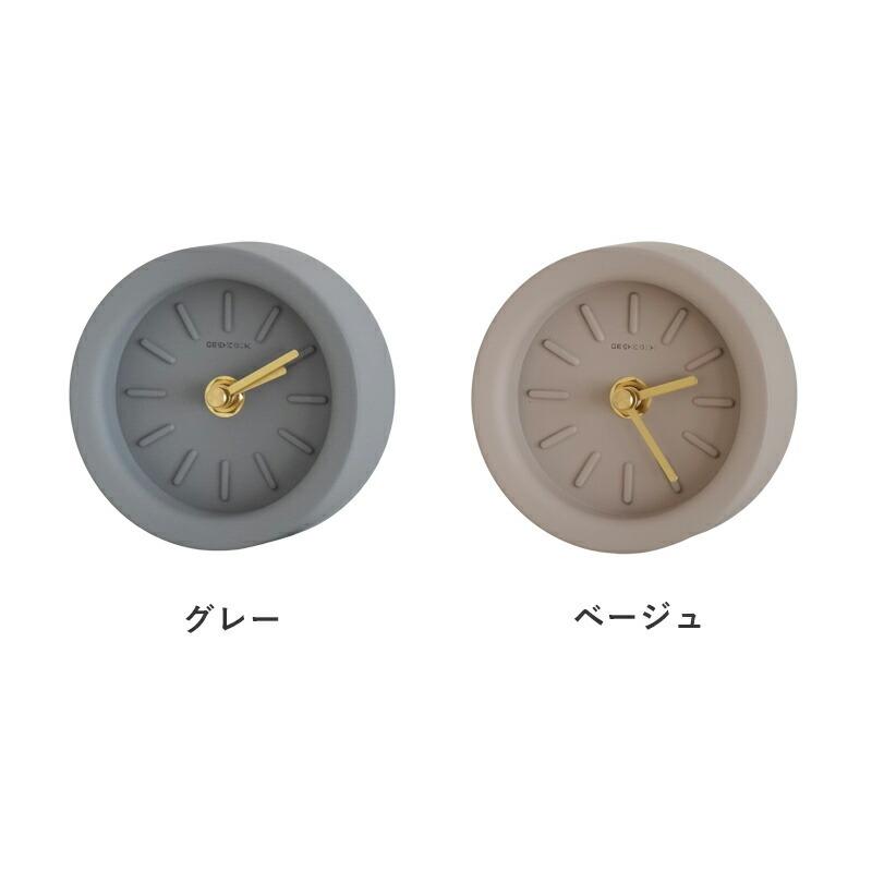 置き時計 静音 セメント 真鍮 コンクリート おしゃれ 北欧 韓国