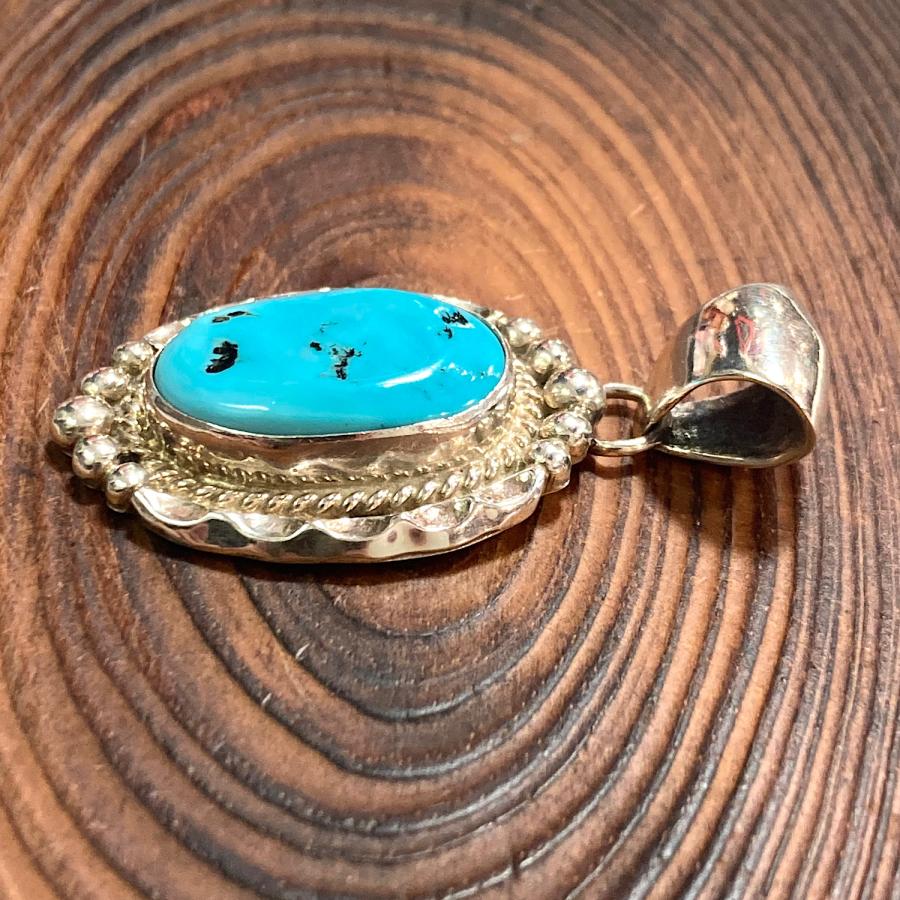 ハイグレード ペルシャン ターコイズ インディアンジュエリースタイル