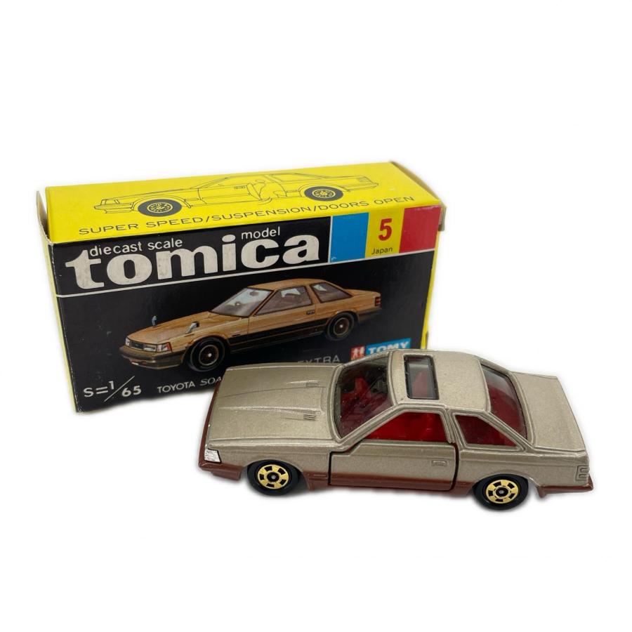 トミー トミカ No.5 トヨタ ソアラ2800GTエクストラ 日本製 1/65 黒箱