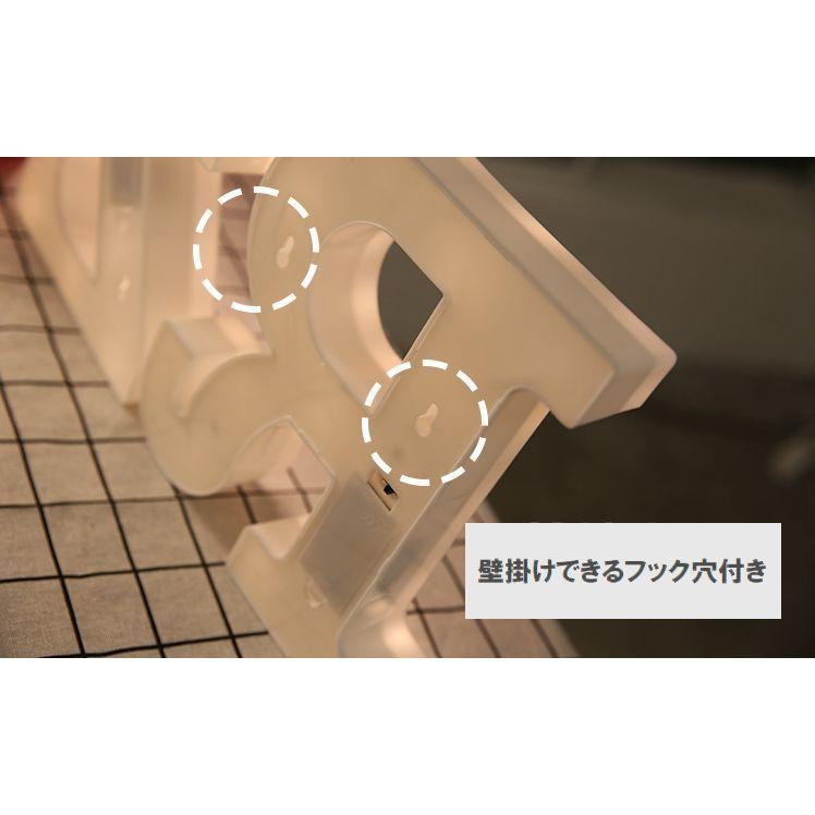 マーキーサイン マーキーライト LEDライト 電池式 アルファベット