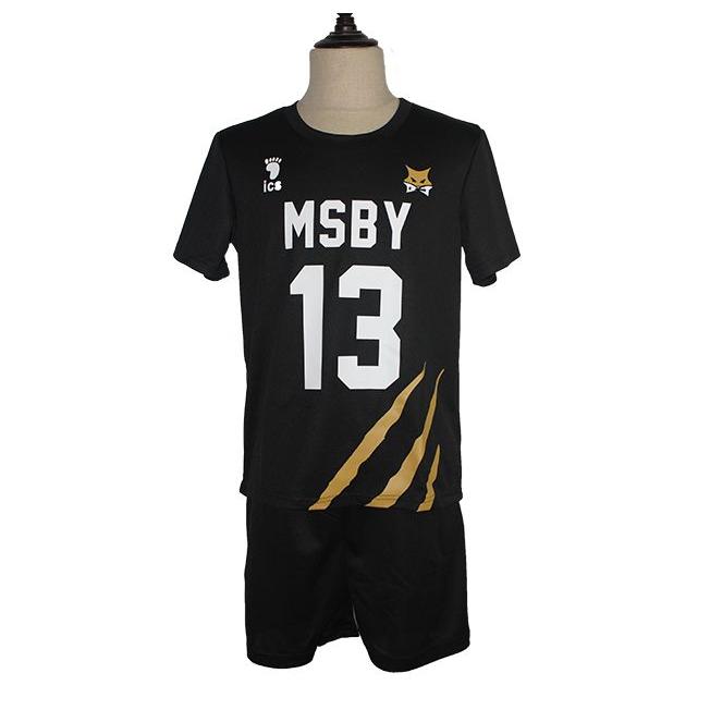 ハイキュー 風 MSBYブラックジャッカル ユニフォーム木兎光太郎 宮侑