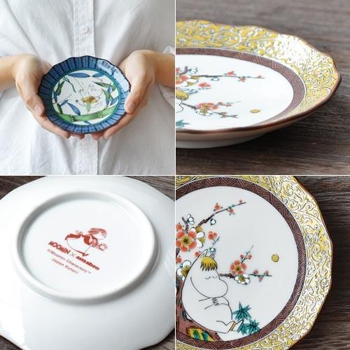 amabro（アマブロ） ムーミン 九谷焼 豆皿 MOOMIN×amabro JAPAN KUTANI