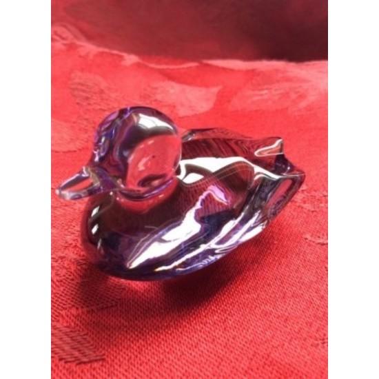 バカラ（Baccarat） 『ダック カモ アヒル PINTAIL DUCK パープル