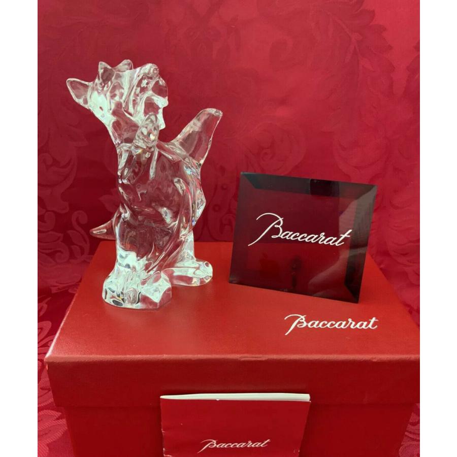 バカラ（Baccarat） 置物 ドッグ 犬 クリスタル フィギュリン