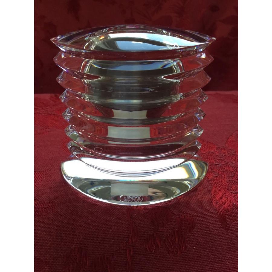 バカラ（Baccarat） ラランドアート クリスタル 時計 ペーパーウェイト