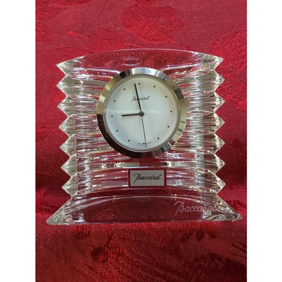 バカラ（Baccarat） ラランドアート クリスタル 時計 ペーパーウェイト