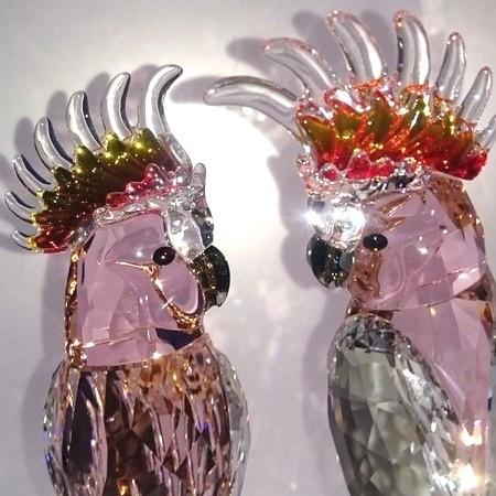 SWAROVSKI（スワロフスキー） 置物 フィギュア 鳥 クルマサカオウム