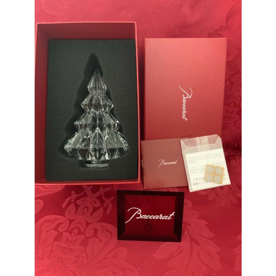 バカラ（Baccarat） 置物 クリスマスツリー クリスタル フィギュリン