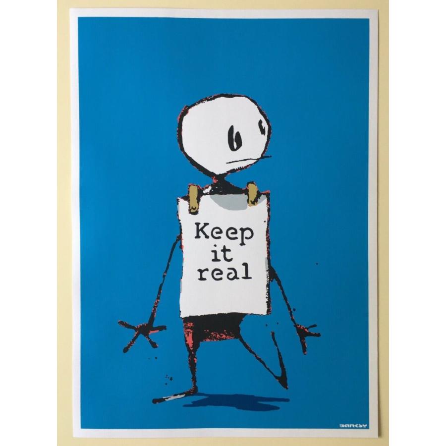 Banksy バンクシー KEEP IT REAL WCP リプロダクション シルク