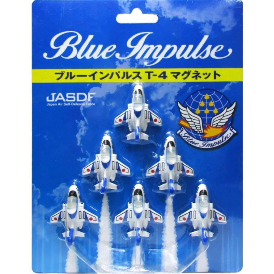 マグネット 航空自衛隊 ブルーインパルス T-4 6機セット ACM013 空自
