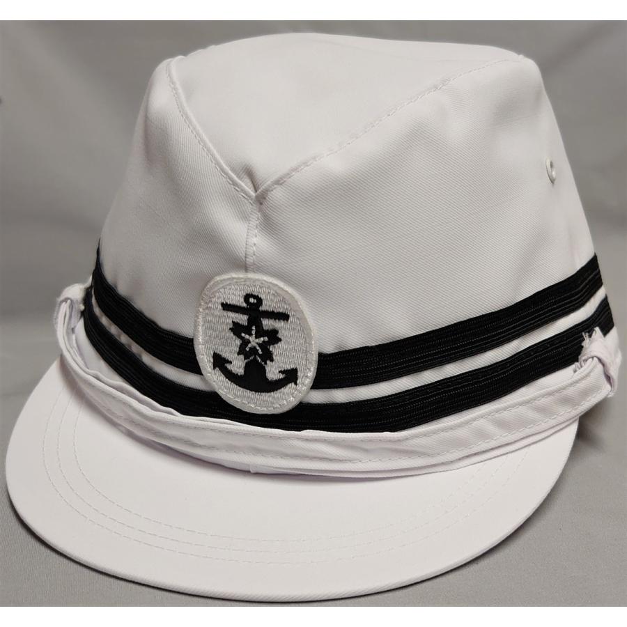 キャップ 大日本帝国海軍 第1種艦内帽(将校用略帽)(白) サイズ(M/L
