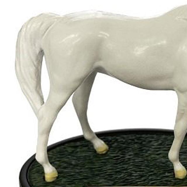 ソダシ」ディスプレイフィギュア (競馬 競走馬 白毛馬 白馬 牝馬