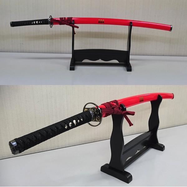 模擬刀 真田幸村 大刀 赤拵（模造刀/六文銭/守り刀/厄除け/戦国武将/赤