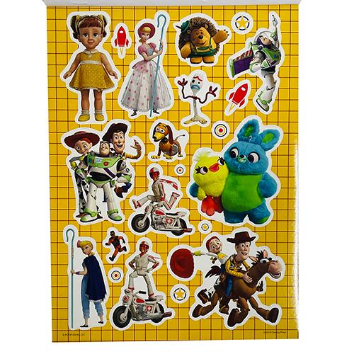 トイストーリー4 ぬりえ＆シールアクテビティ―ブック 15443 ステッカー