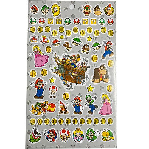 スーパーマリオ ステッカーパッド 4シート 16439 シール ステッカー