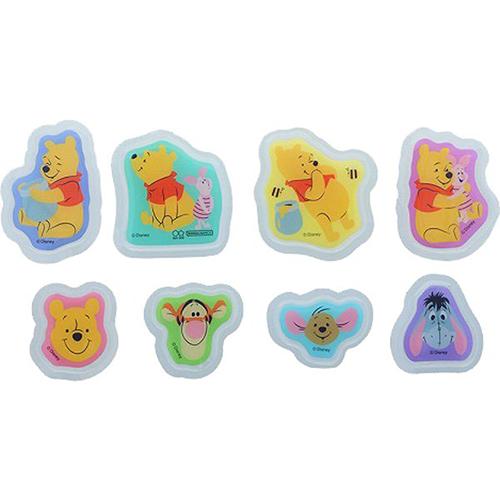 サンスター文具 くまのプーさん フレークシール 24個入 19575 シール