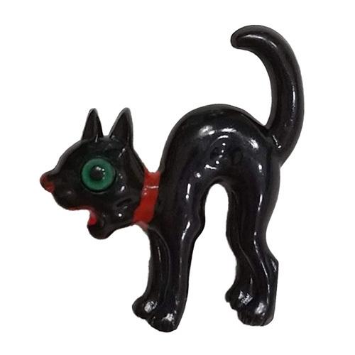 ドイツ製 ブローチ ( 黒猫 ) pud704c WALTER&PREDIGER ピンブローチ