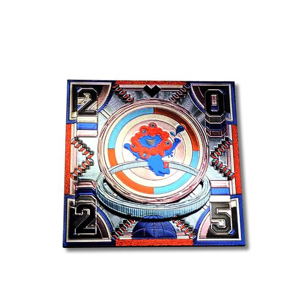 EXPO2025 ミャクミャク 2L マグネットリング 四角 メタリックシルバー