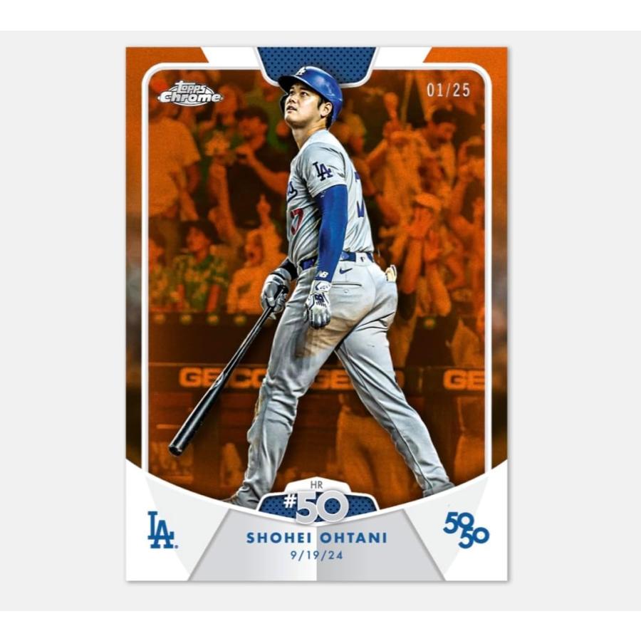 送料無料】2024 Topps 50/50 Shohei Ohtani 大谷翔平 1BOX(10パック