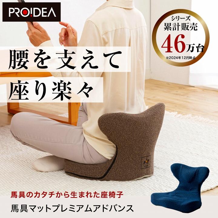 座椅子 腰痛 馬具マット 美姿勢 馬具マットプレミアムアドバンス 腰