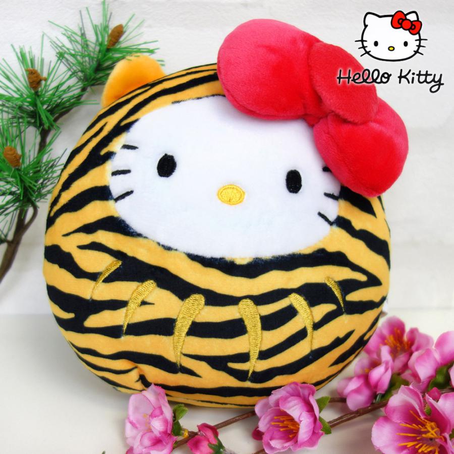 ハローキティ HELLO KITTY トラ ダルマ ぬいぐるみ 2022 干支 飾り は