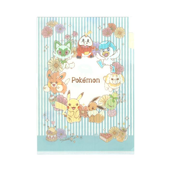 Pokemon（ポケモン） 3Pクリアファイル A4 B柄 4901772646440 [M便 1