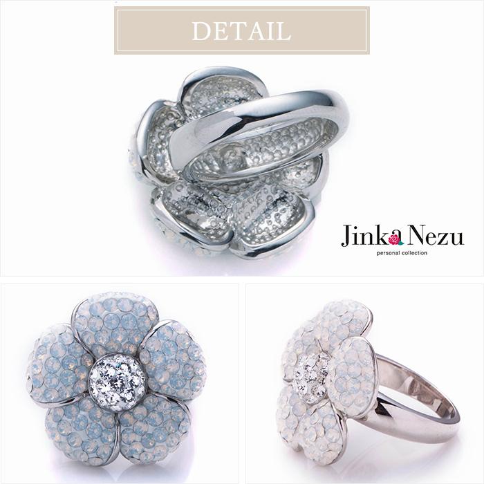 リング 指輪 11号 13号 15号 17号 クリスタルガラス : purepoche