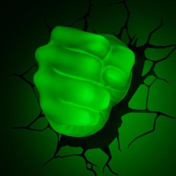 マーベル ハルク/フィスト 3Dデコライト 壁ライト : クアトロライン