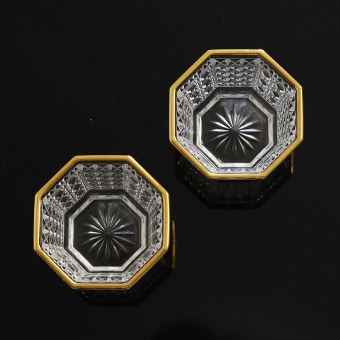 1個単位の販売。八角珍味 金付 MG-104 111104【ガラス食器 和モダン