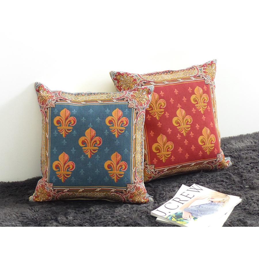 ART de LYS フランス製 ゴブラン織り クッションカバー 7583R Lys