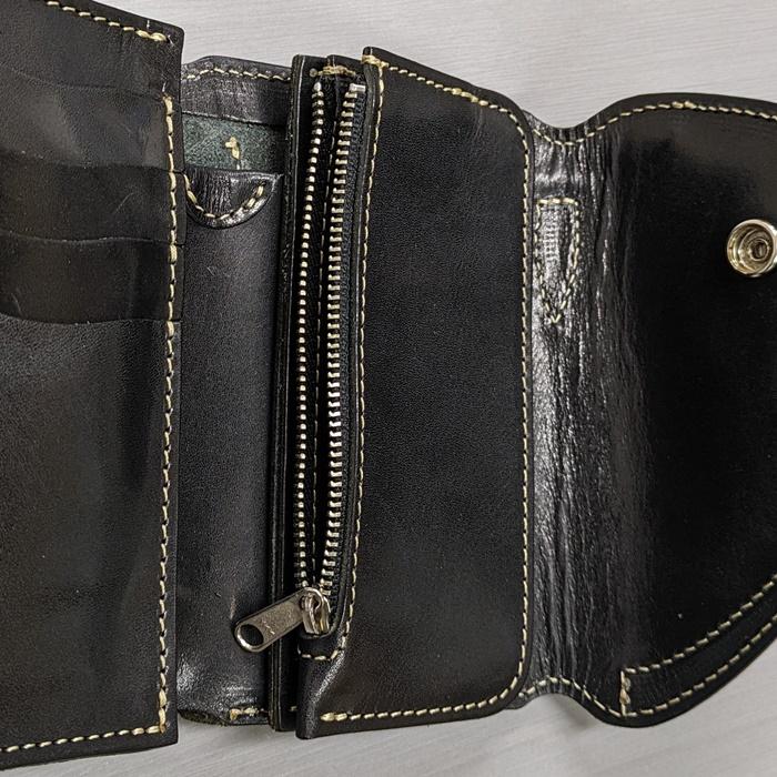 トラッカー ミドルウォレット ブラック : ラフテールYahoo!店 - 通販