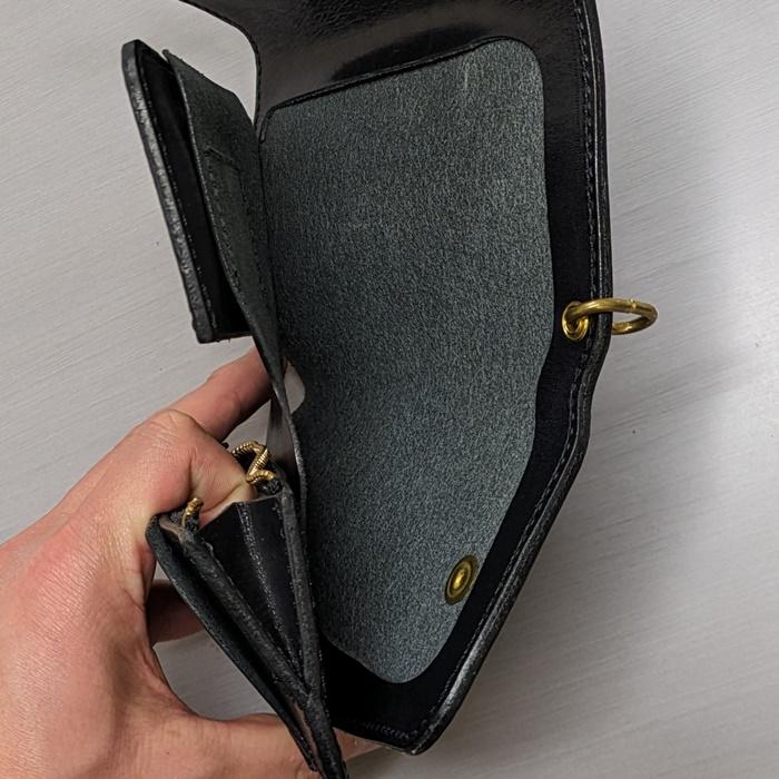 トラッカー ミドルウォレット ブラック : ラフテールYahoo!店 - 通販