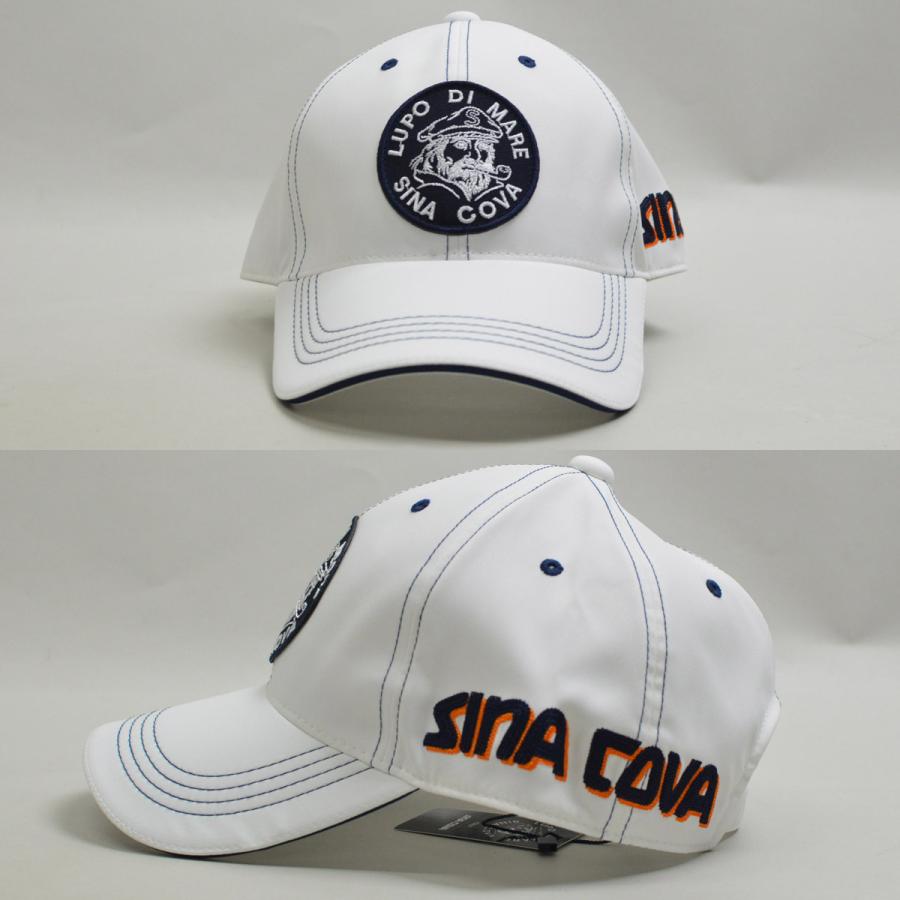 SINA COVA（シナコバ） キャップ帽子 メンズ 紺 白 10077730 : ROUND
