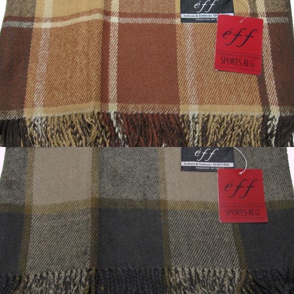 ラムウール100％ ひざ掛け チェック柄 Bigサイズ 大きい 肩掛け 毛布