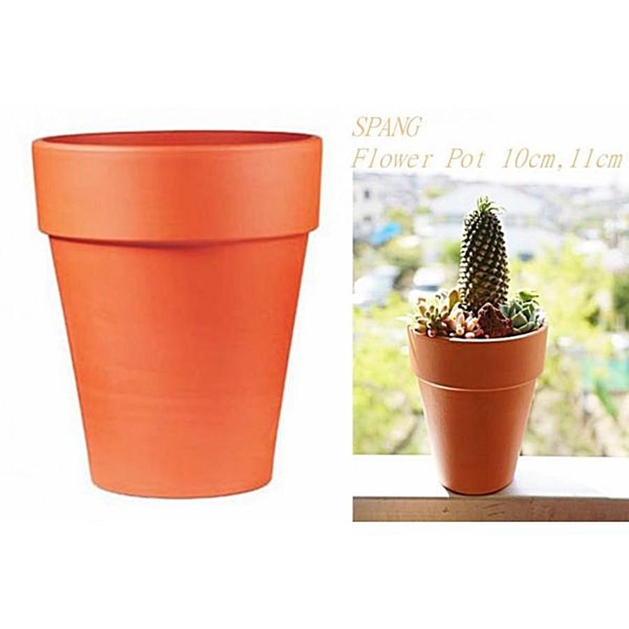 鉢 素焼鉢 テラコッタ SPANG社製 トールポット 10個セット 外径7cm