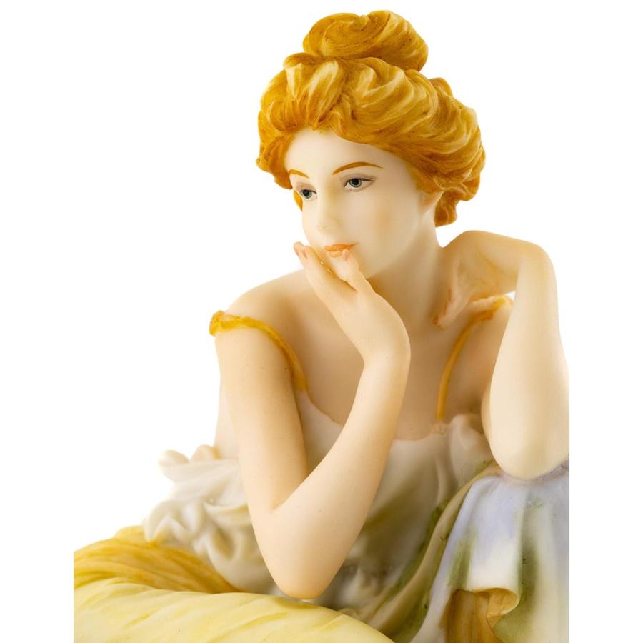 セール！即納！ミュシャ・コレクション アールヌーボー黄色のドレスを