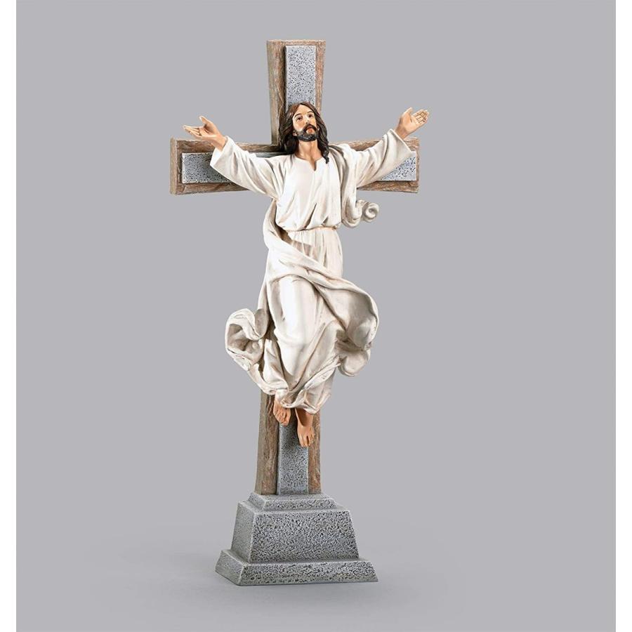 イエス・キリスト 十字架彫刻 インテリア彫像 オブジェ カトリック教会