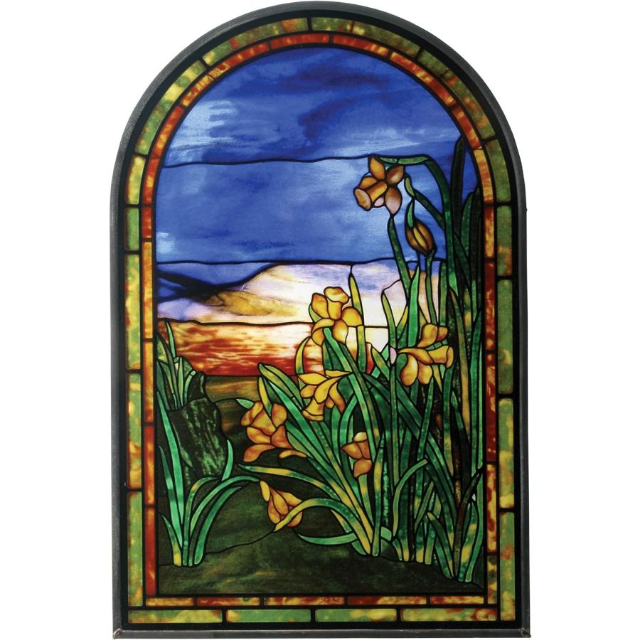 ルイス・C・ティファニーヴィンテージステンドグラス水仙グラス